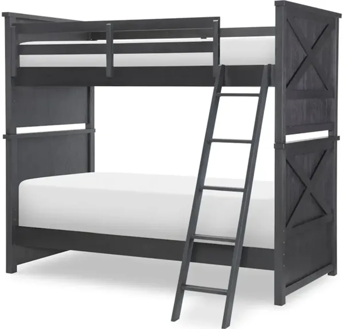 Flatiron - Black Complete Twin Over Twin Bed