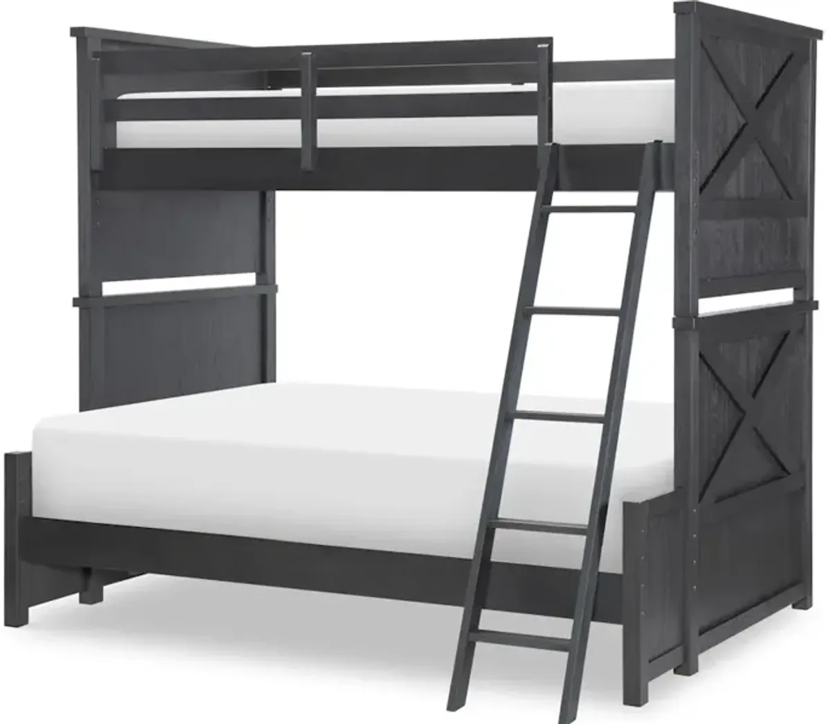 Flatiron - Black Complete Twin Over Full Bunk