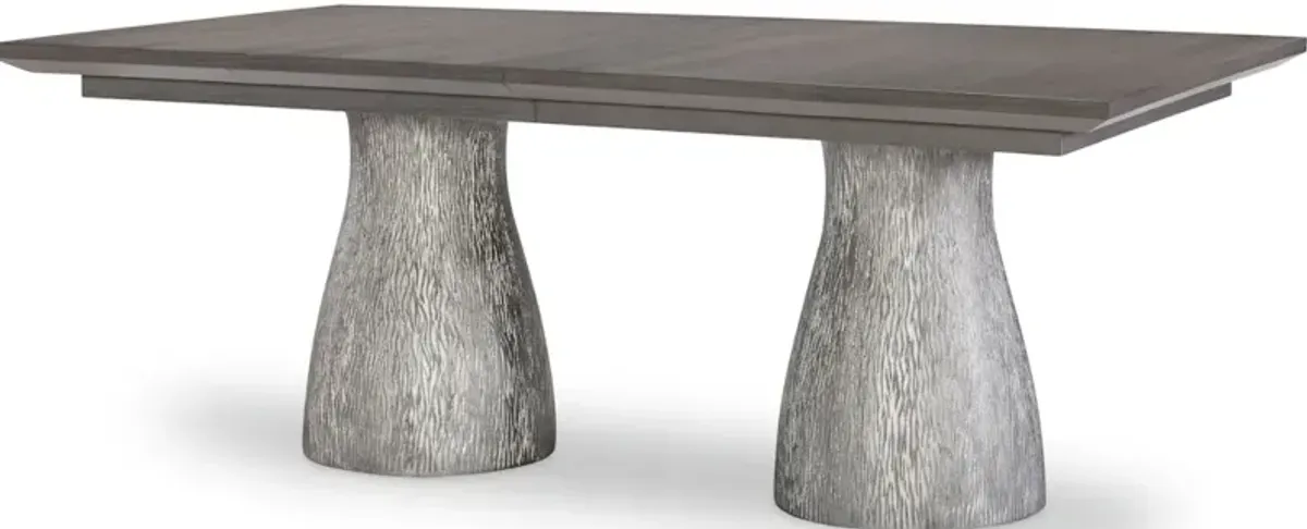 Terra Luna Rectangle Double Pedestal Table