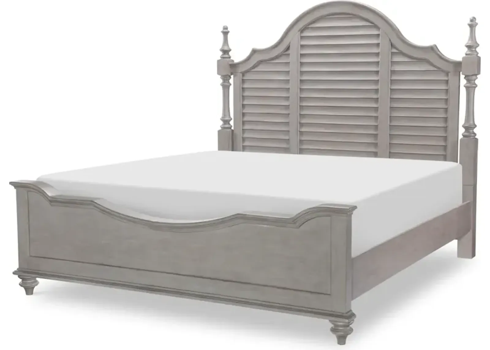 Kingston Louvered Poster Bed Queen