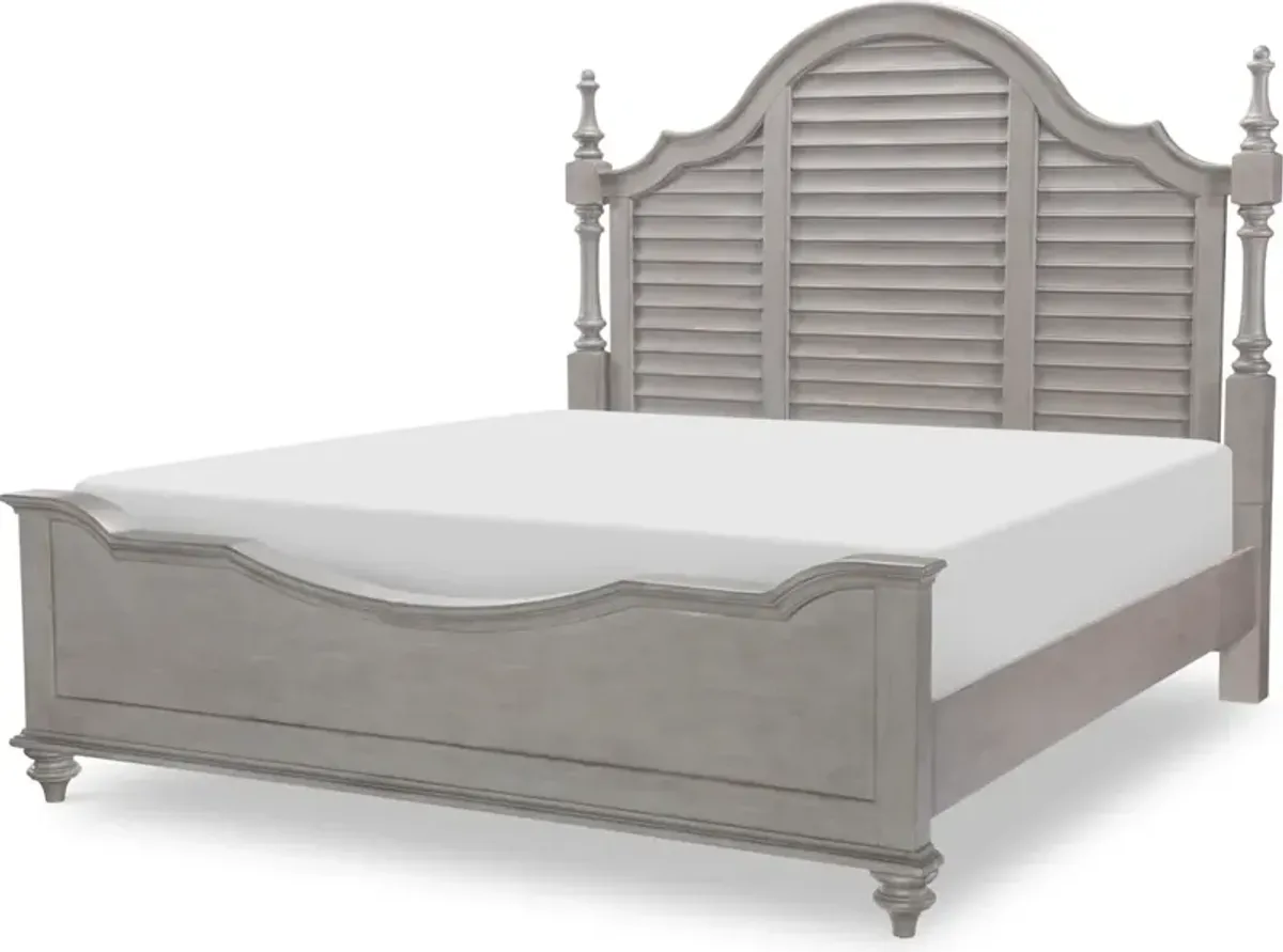 Kingston Louvered Poster Bed Queen