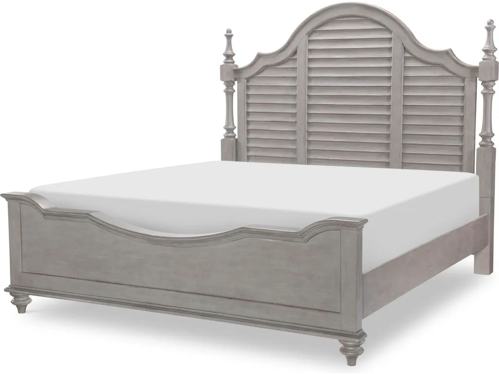 Kingston Louvered Poster Bed California King