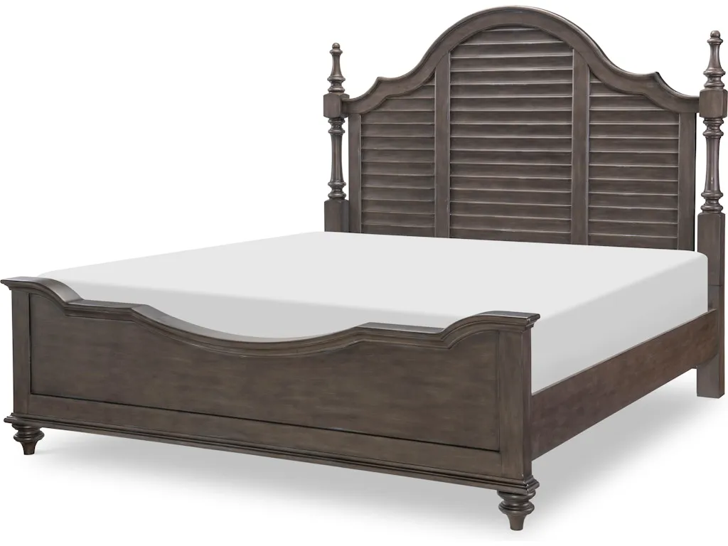 Kingston Louvered Poster Bed California King