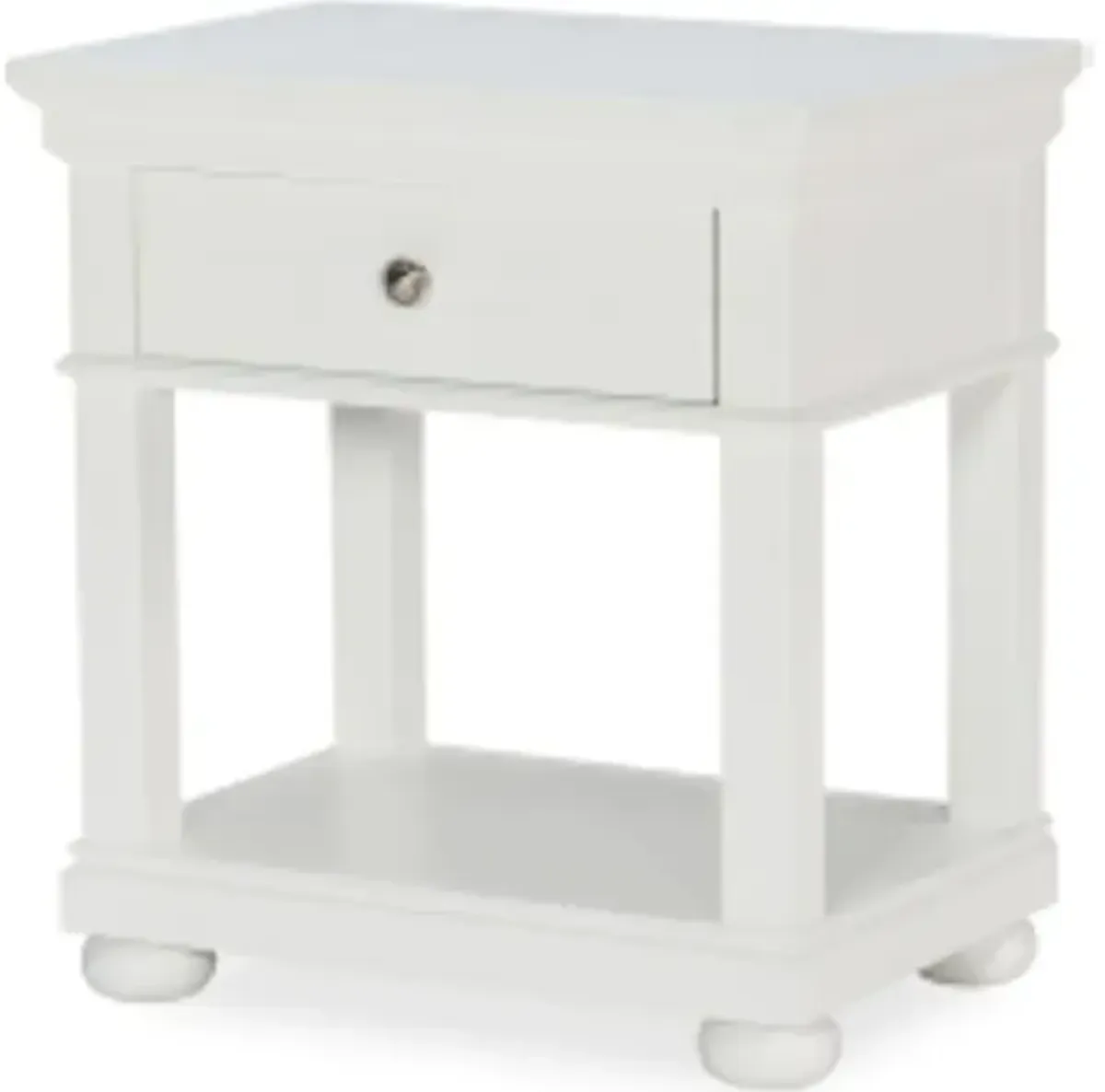 Canterbury 2.0 White Open Night Stand