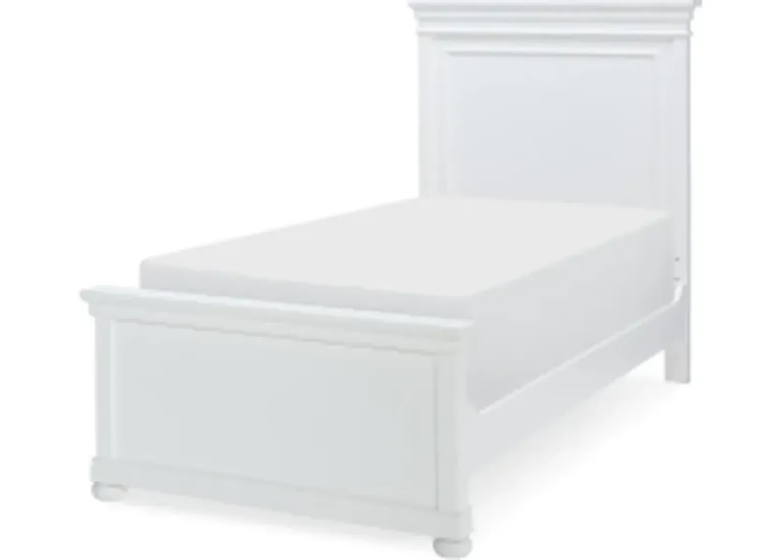 Canterbury 2.0 White Panel Headboard Twin