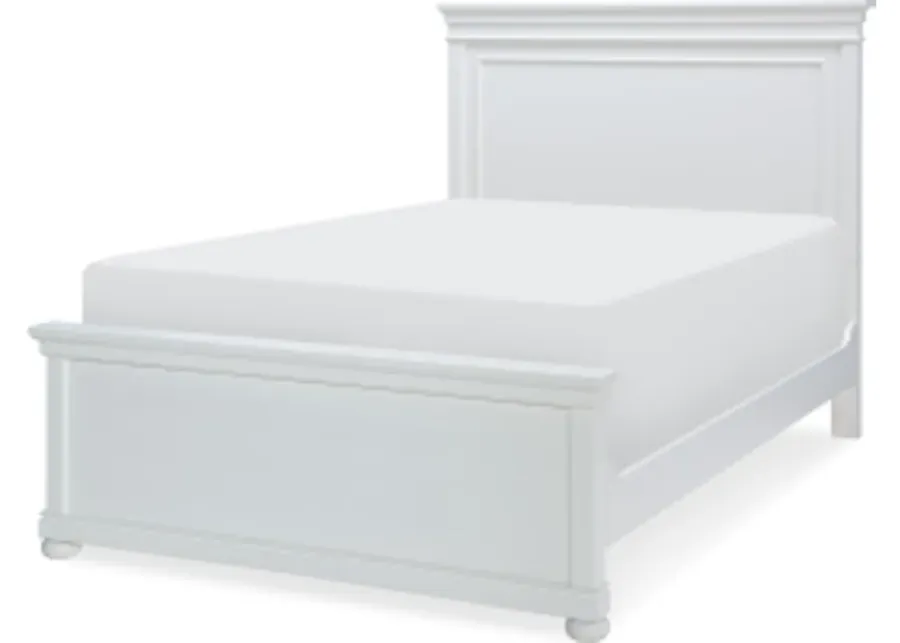 Canterbury 2.0 White Complete Panel Bed Full