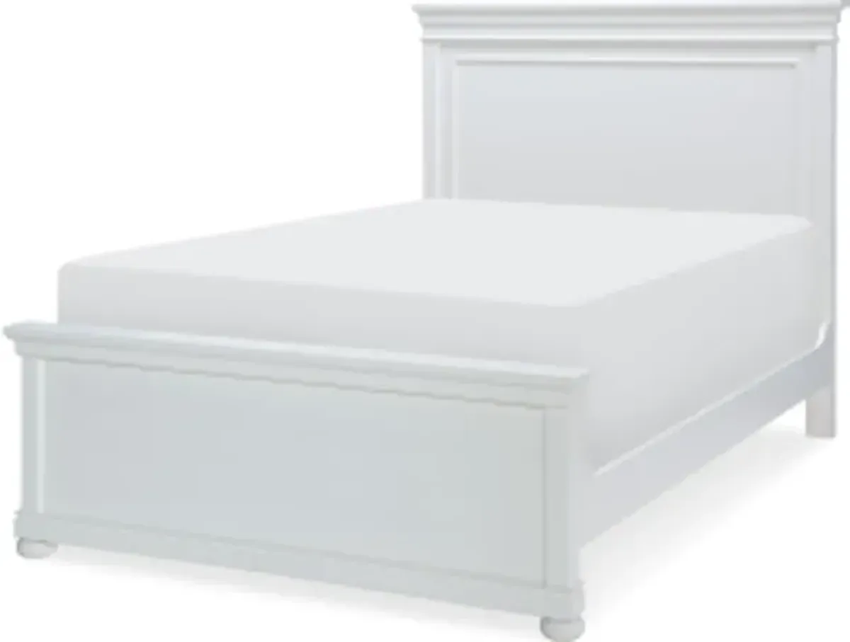 Canterbury 2.0 White Complete Panel Bed Full