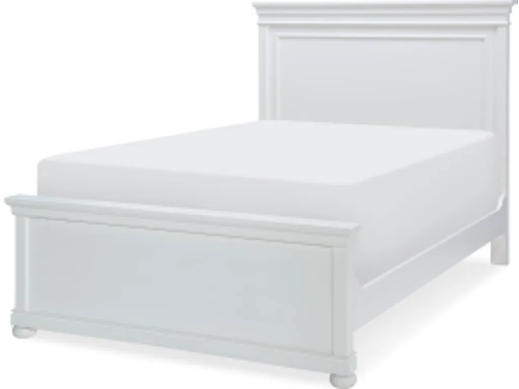 Canterbury 2.0 White Complete Panel Bed Full