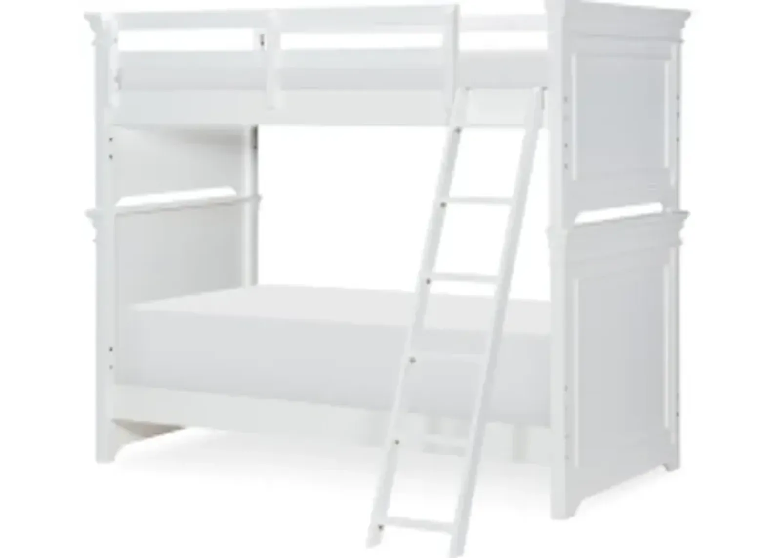 Canterbury 2.0 White Complete Twin Over Twin Bunk