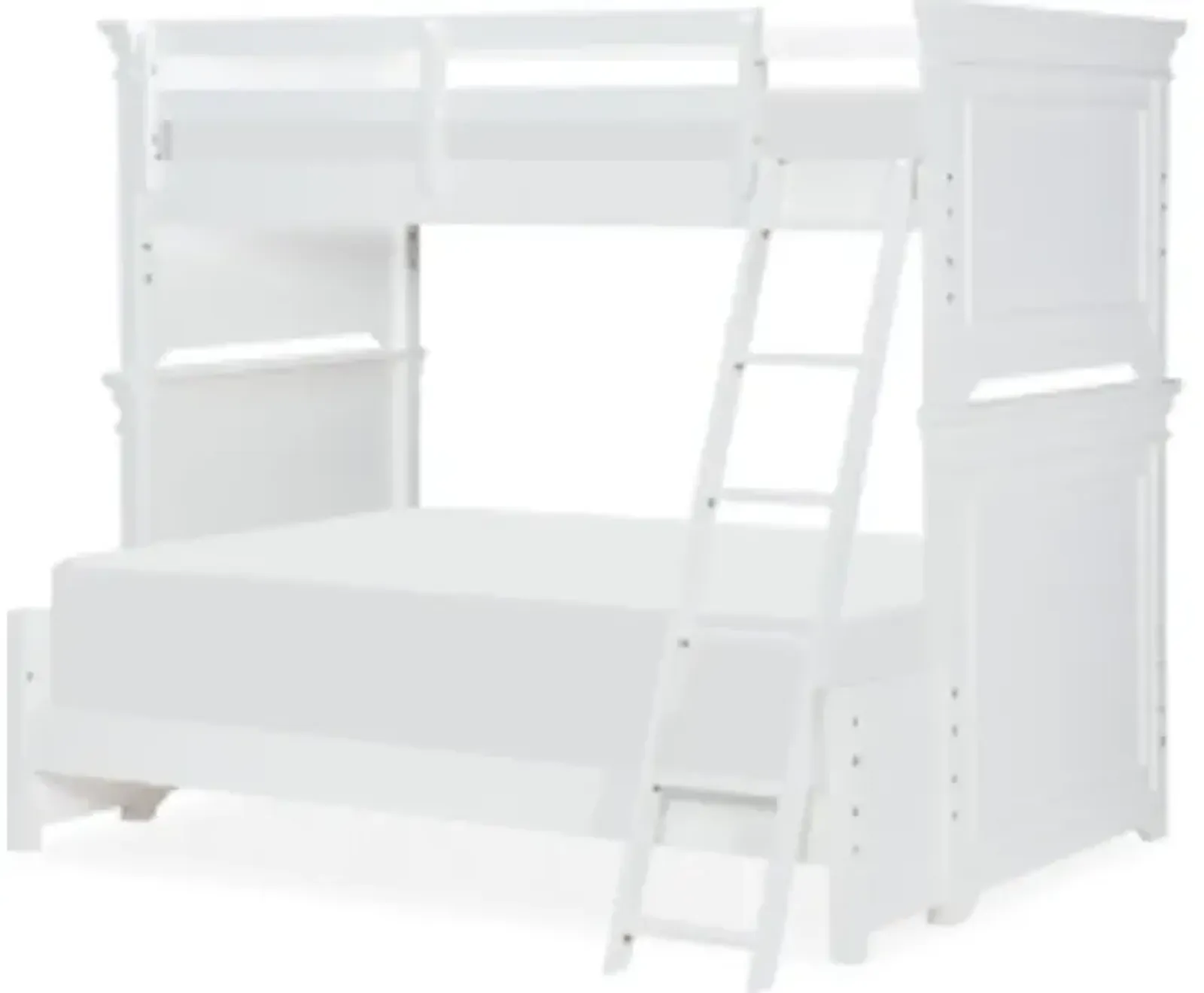 Canterbury 2.0 White Complete Twin Over Full Bunk