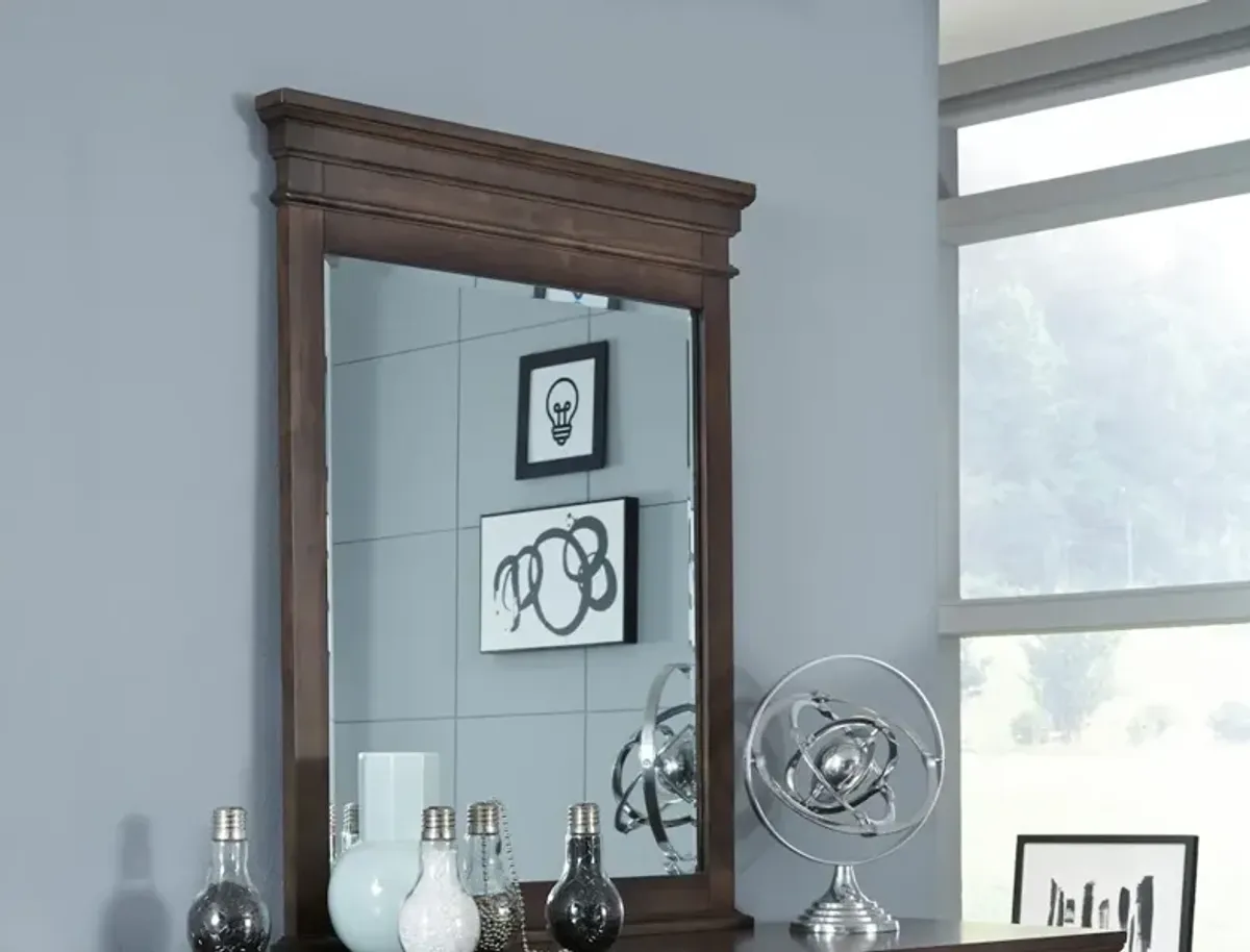 Canterbury Cherry Vertical Mirror Cherry Finish