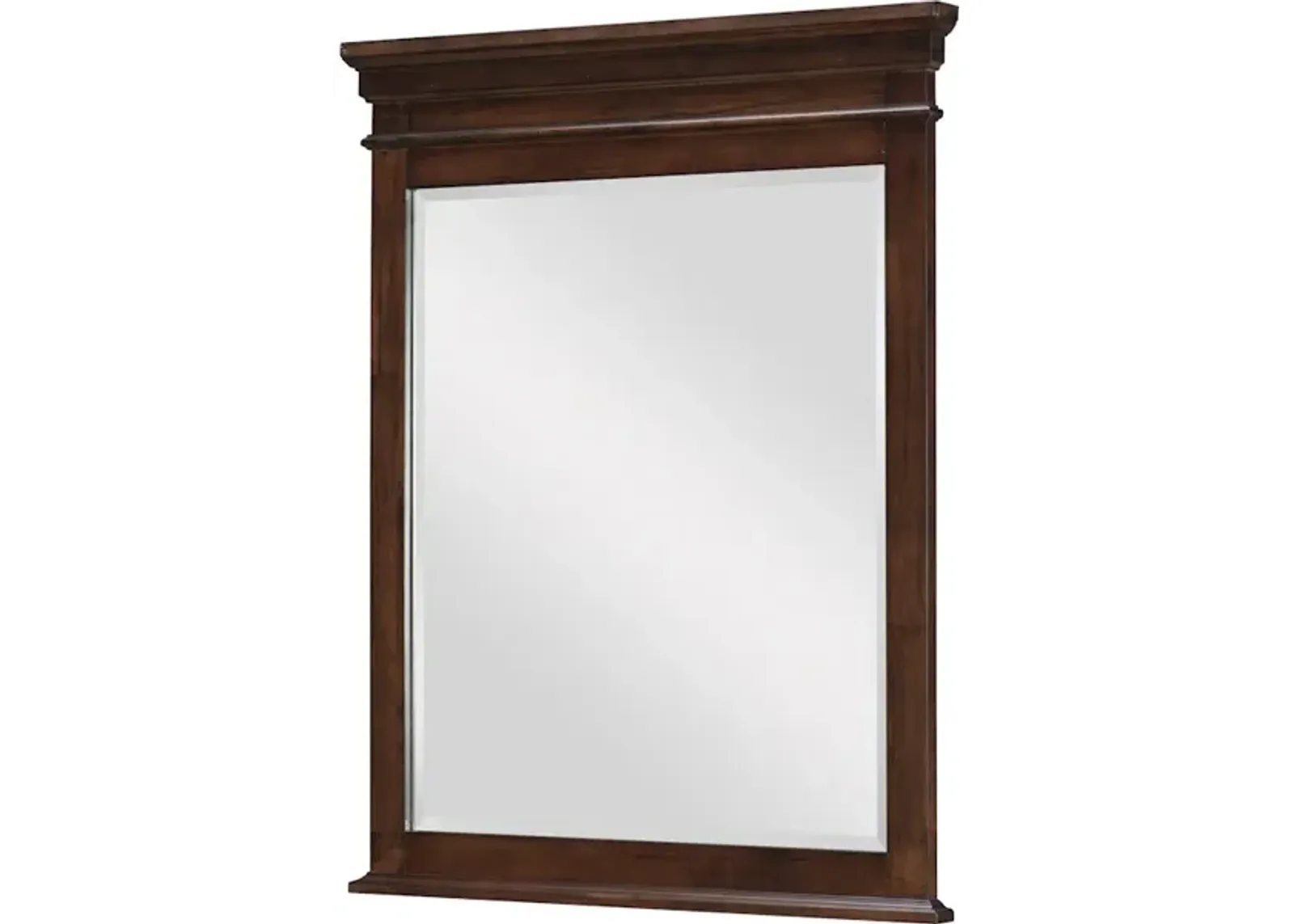 Canterbury Cherry Vertical Mirror Cherry Finish