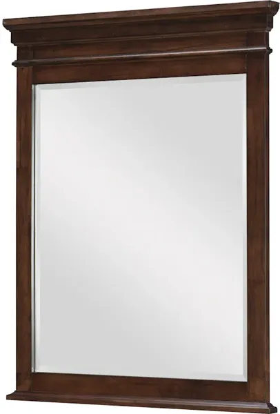 Canterbury Cherry Vertical Mirror Cherry Finish