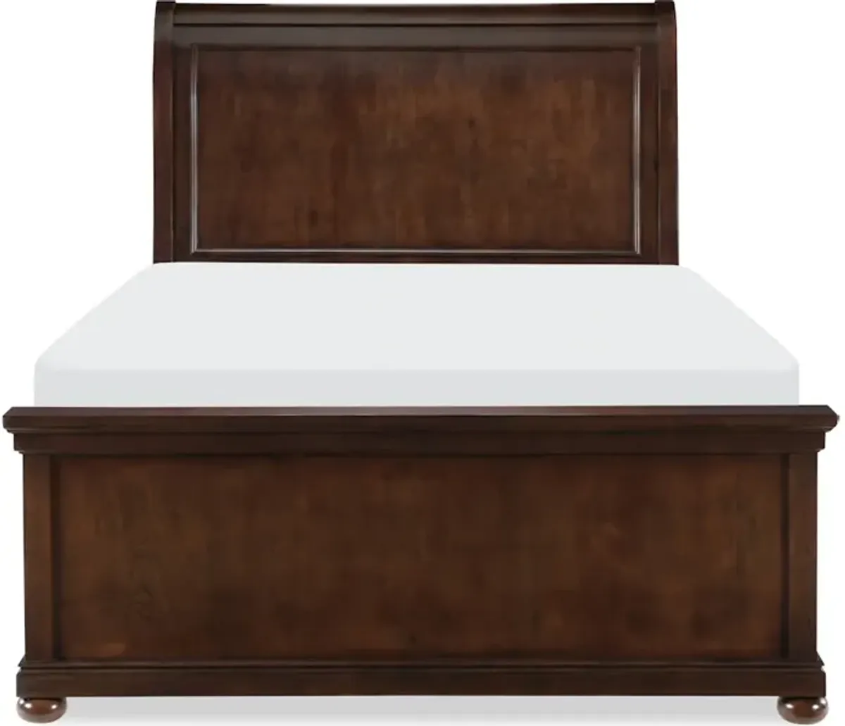 Canterbury Cherry Sleigh Headboard F 46 Cherry Finish