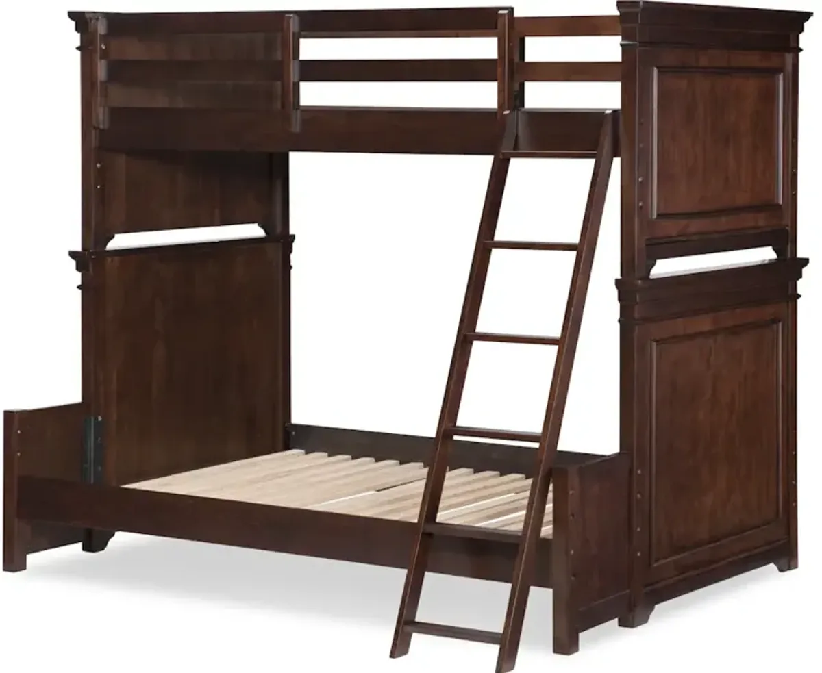 Canterbury Cherry Twin Over Full Bunk 33 46 Cherry Finish