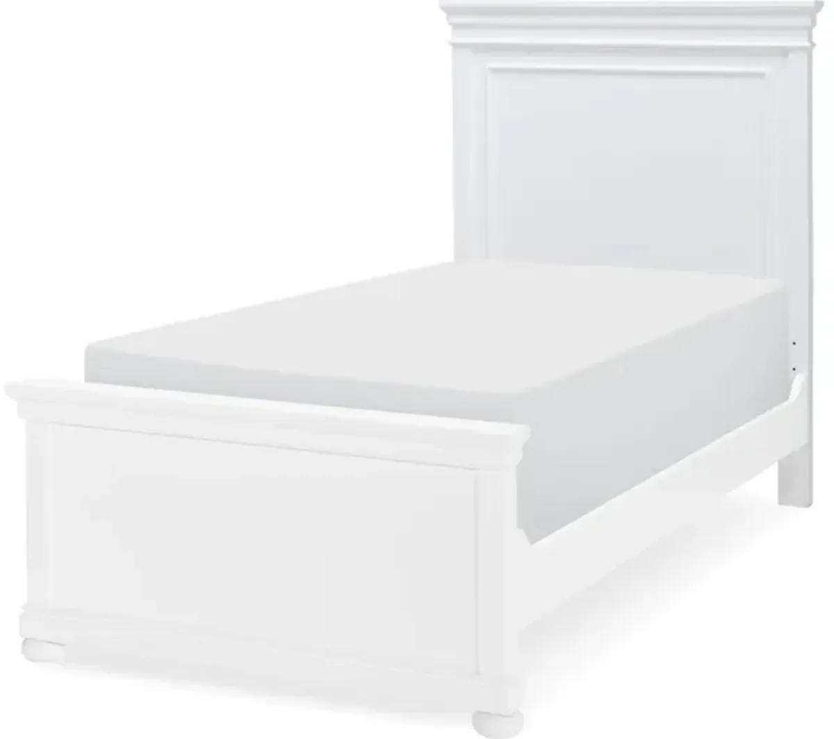 Canterbury White Panel Headboard T 33 White Finish