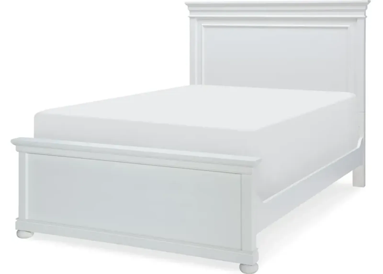 Canterbury White Complete Panel Bed F 46 White Finish