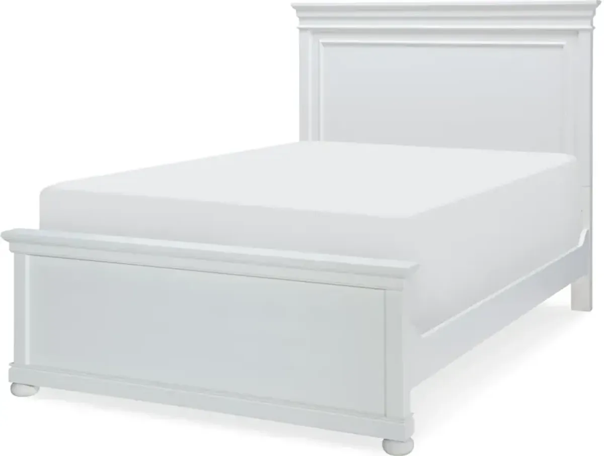 Canterbury White Complete Panel Bed F 46 White Finish