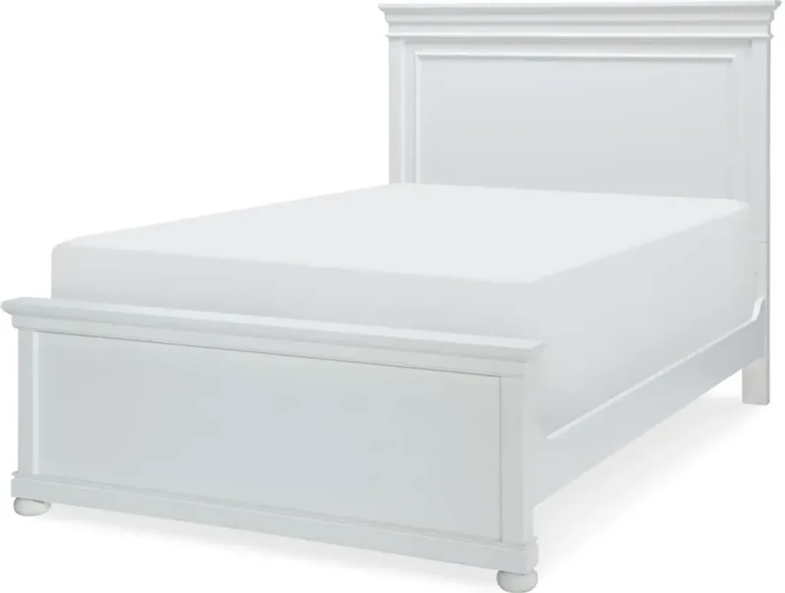 Canterbury White Complete Panel Bed F 46 White Finish