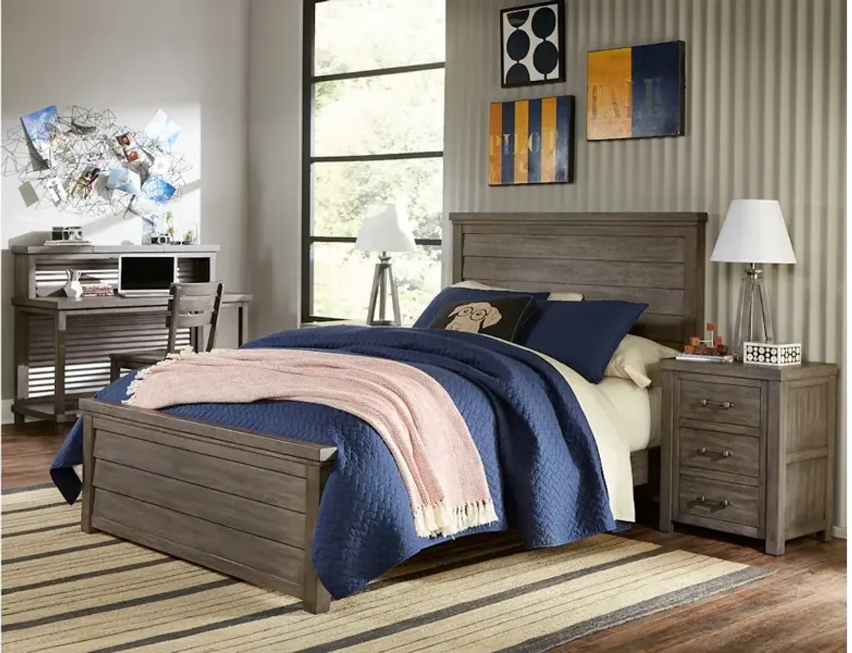 Bunkhouse Complete Louvered Panel Bed F (4/6)