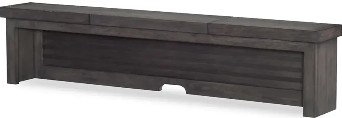 With clean lines and a rustic casual look, Bunkhouse is sure to pop in any room. Crafted with select hardwoods, the Vertical mirror is a versatile addition to this collection. The beveled edge mirror is accentuated by the aged barn wood finish frame, hig