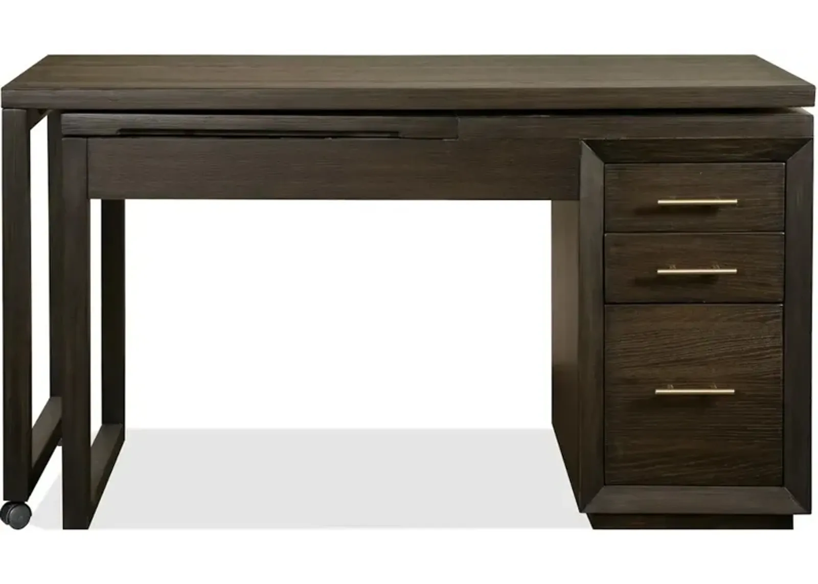 Swivel Lift Top L-Desk