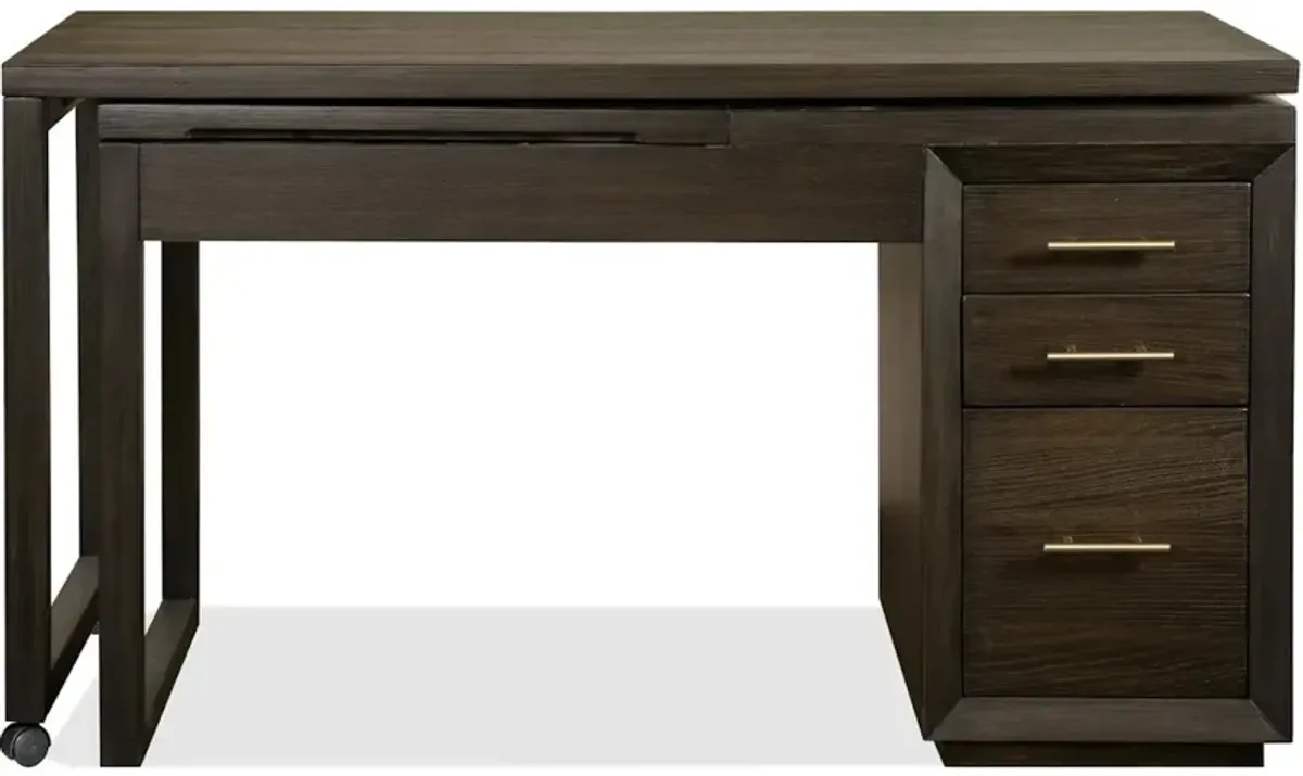 Swivel Lift Top L-Desk