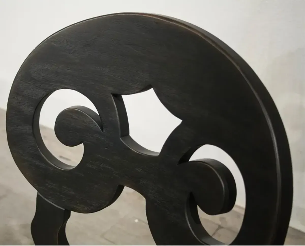 Scroll Uph Side Chair 2in
