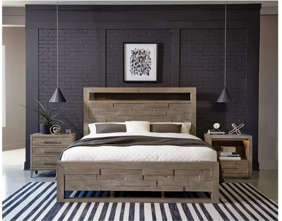 Full/Queen Led Panel Headboard