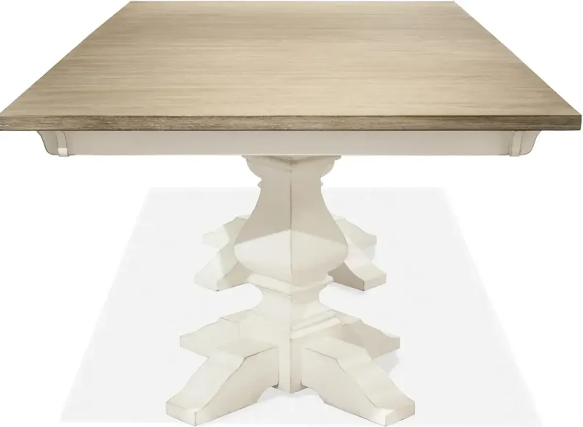 Double Pedestal Table Base