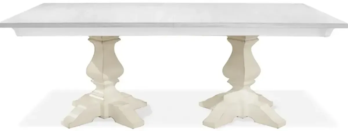 Double Pedestal Table Base