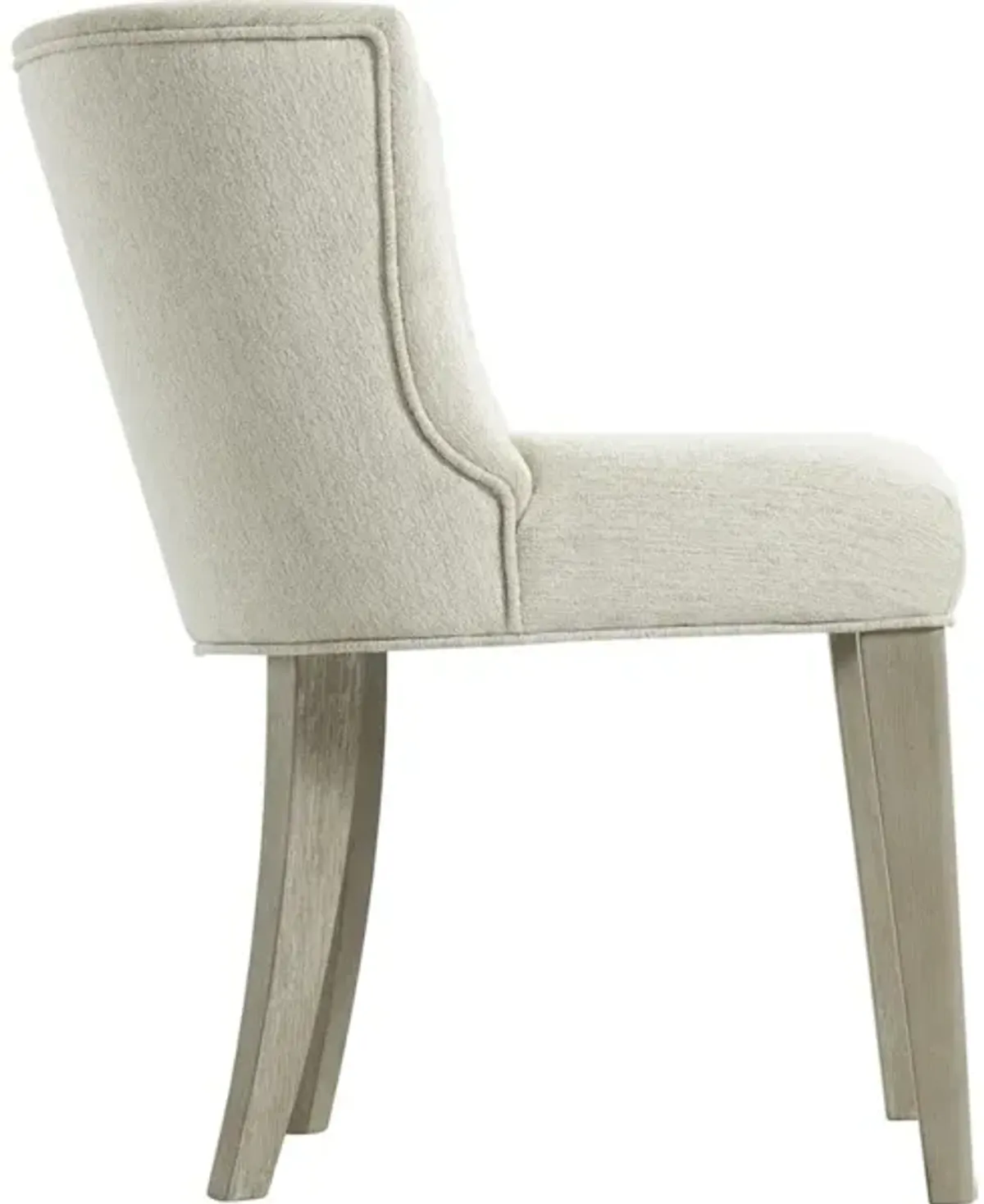 Upholstered Curved Back Side Chair