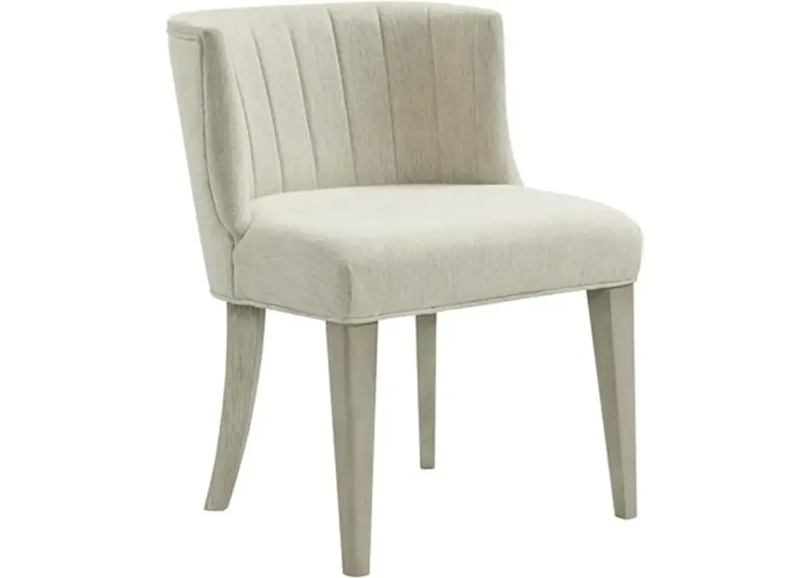 Upholstered Curved Back Side Chair