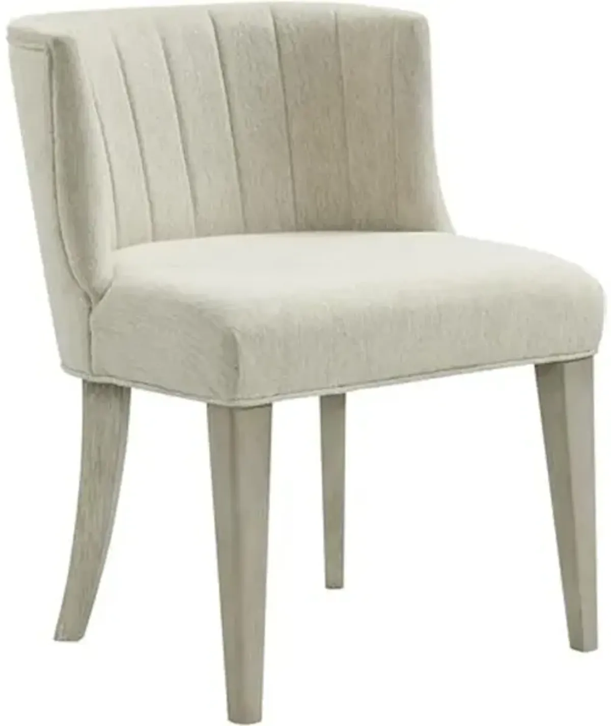 Upholstered Curved Back Side Chair