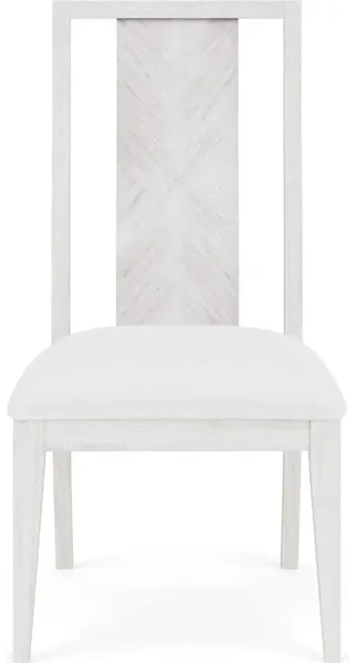 Wood Back Upholstered Side Chair