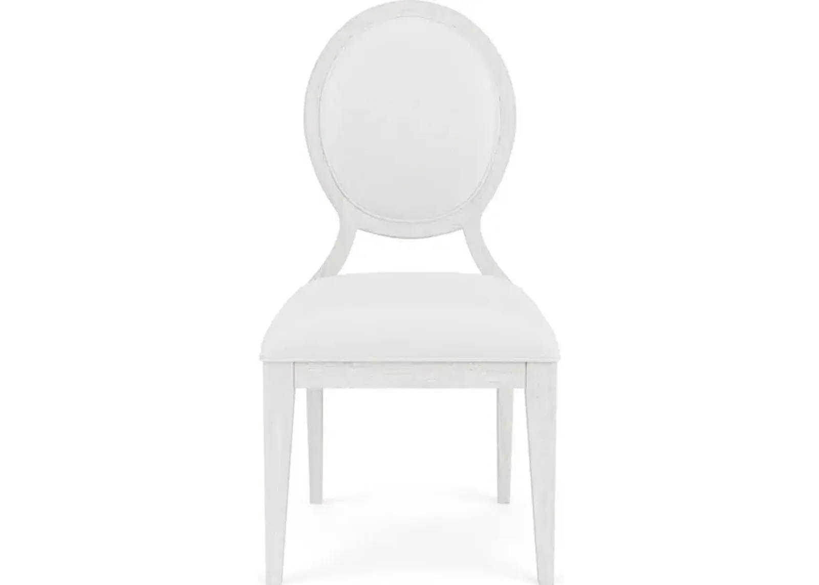 Oval Back Upholstered Side Chair