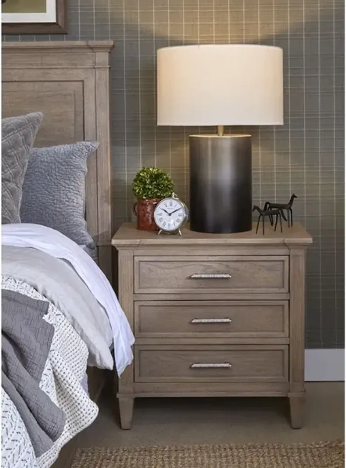 Grace Wood Drawer Nightstand