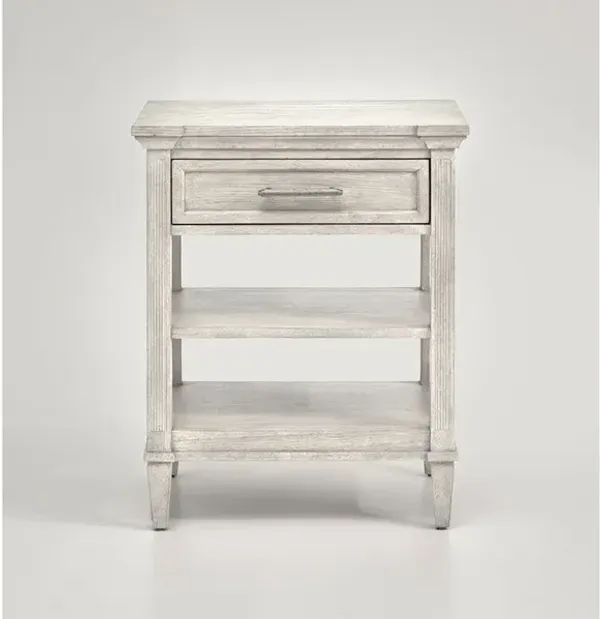 Grace Open Nightstand - White Finish
