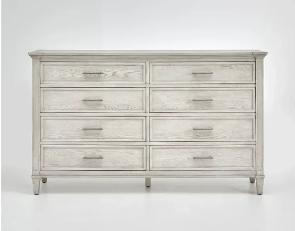 Grace Double Drawer Dresser - White Finish