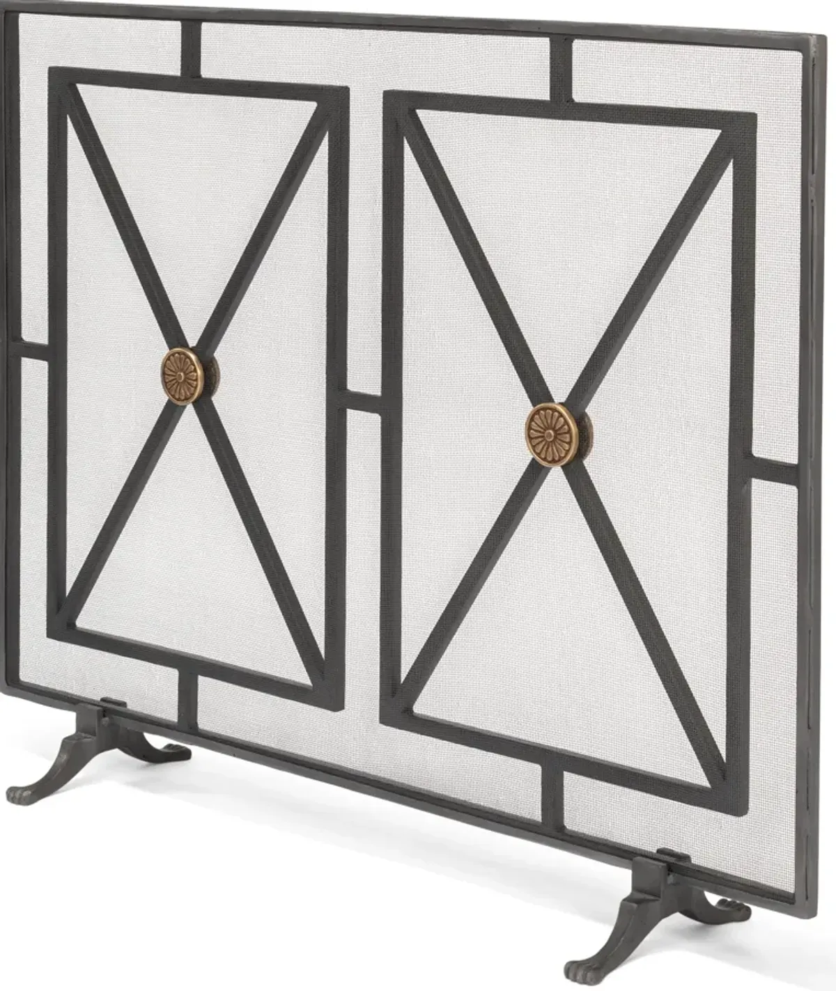 Paneled Fire screen