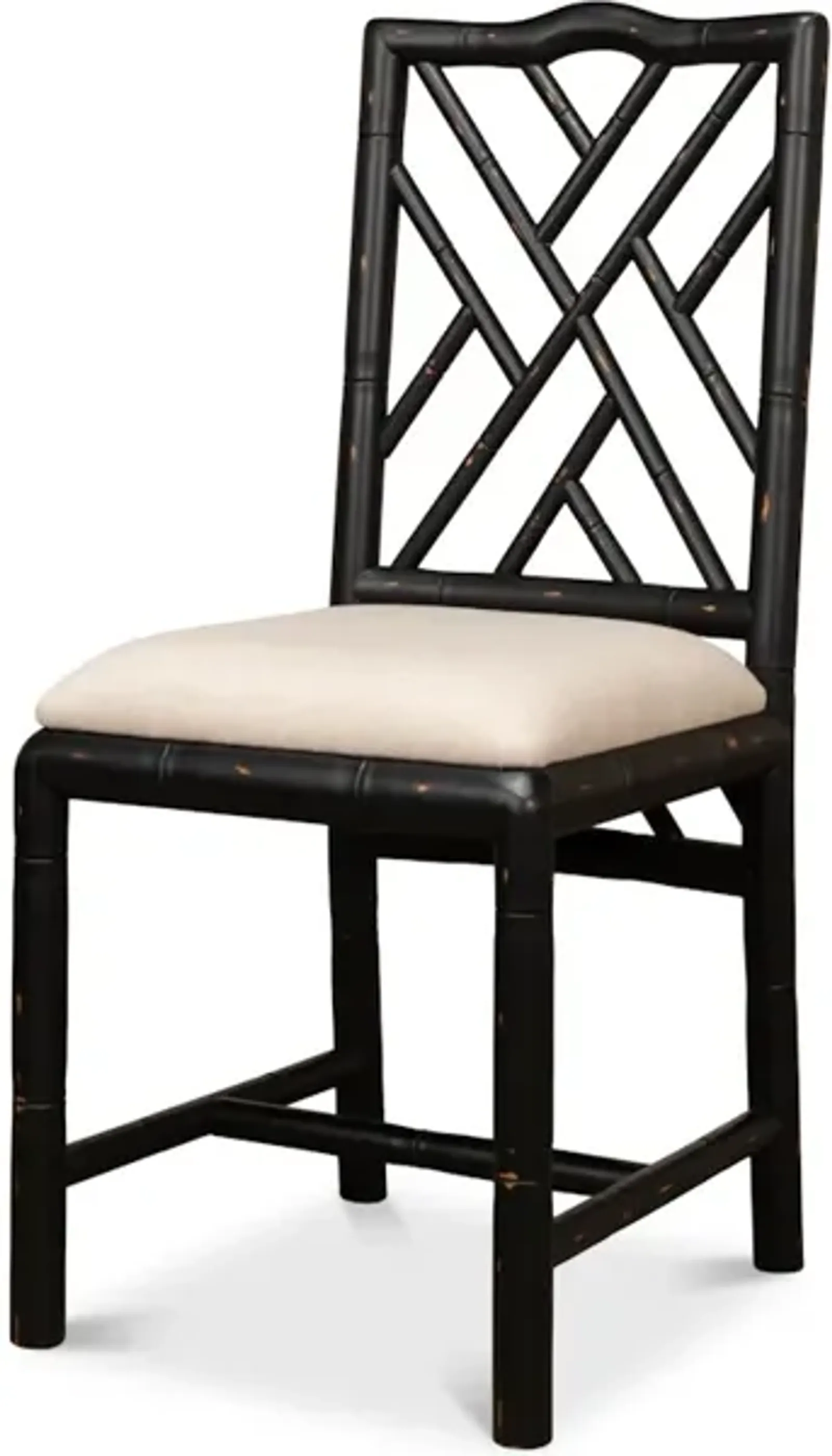 Brighton Bamboo Side Chair Black