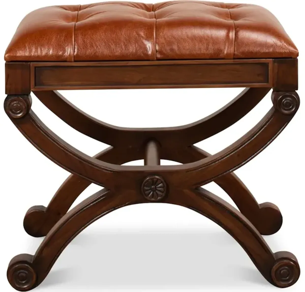 Empire Stool W/Leather