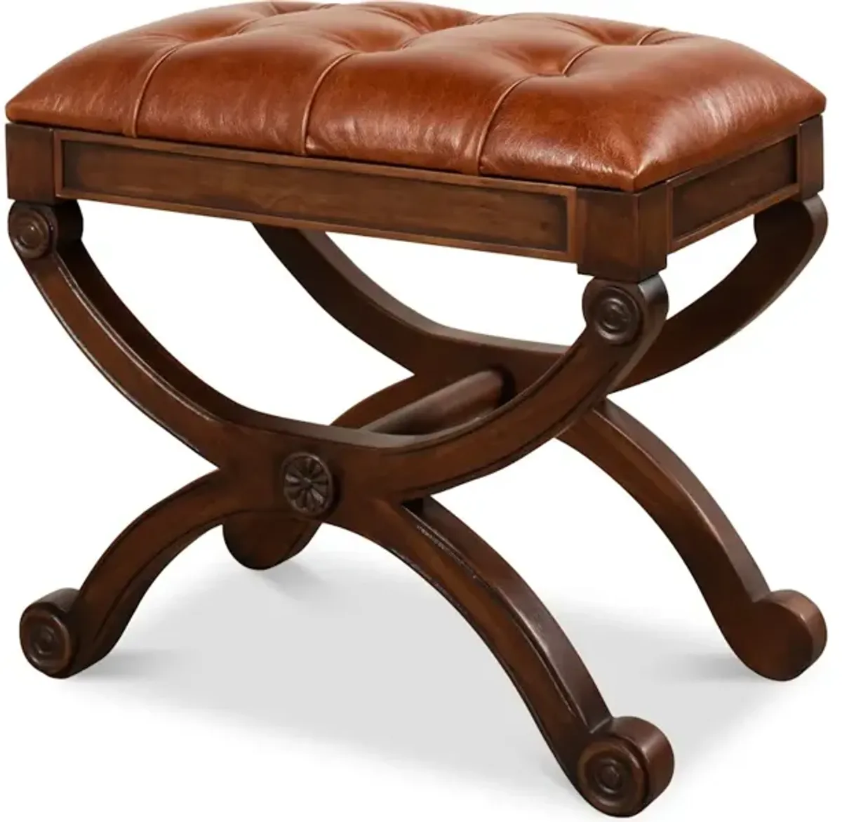 Empire Stool W/Leather