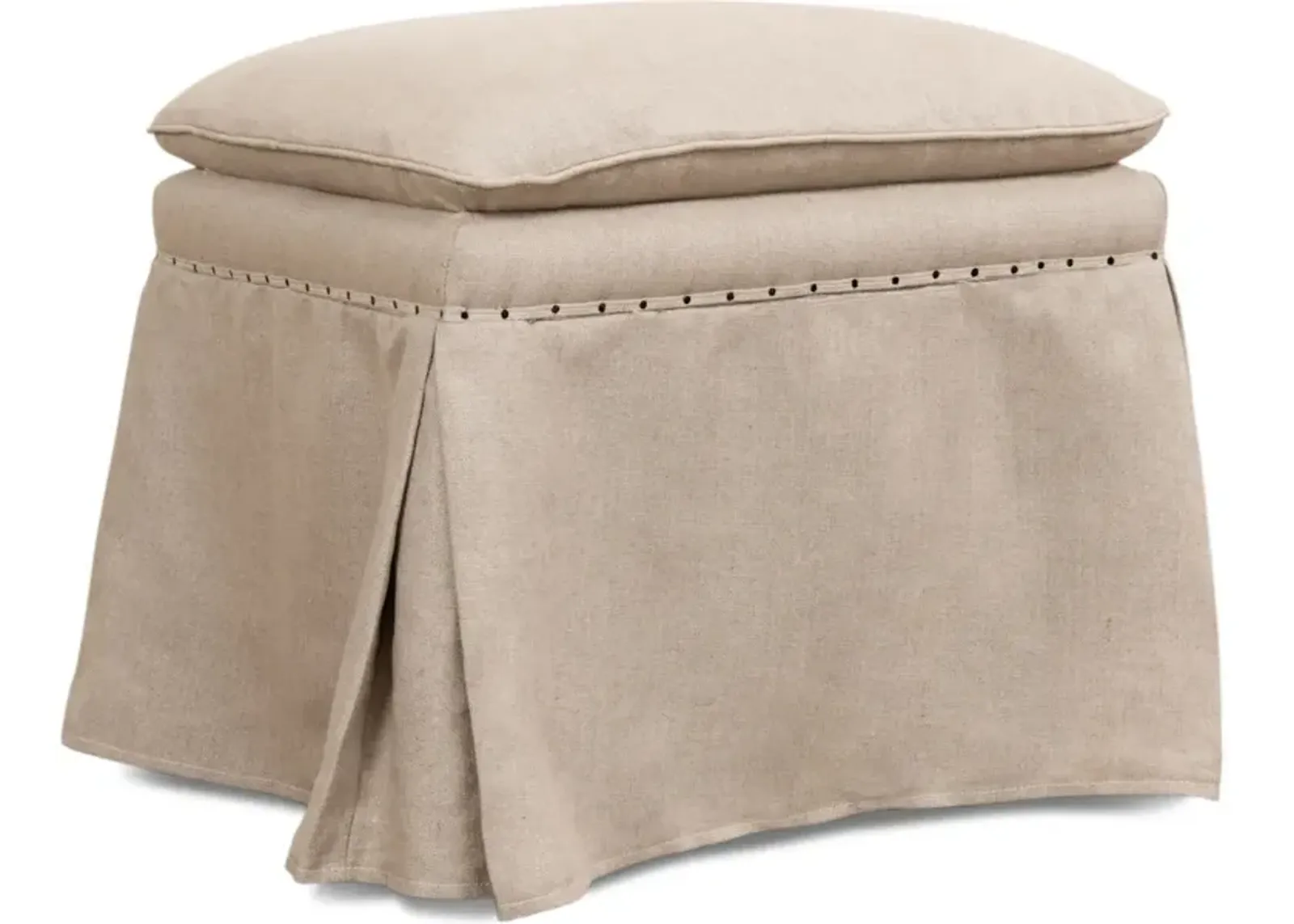 Draped Ottoman