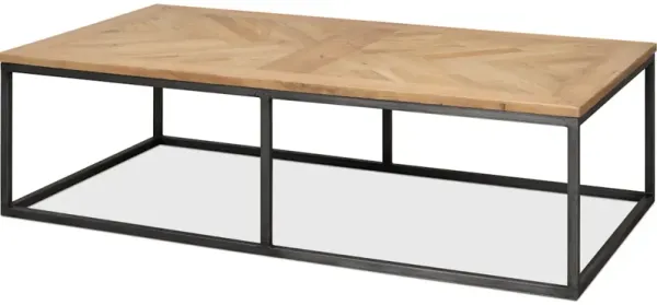 Cascade Cocktail Table Driftwood Finish