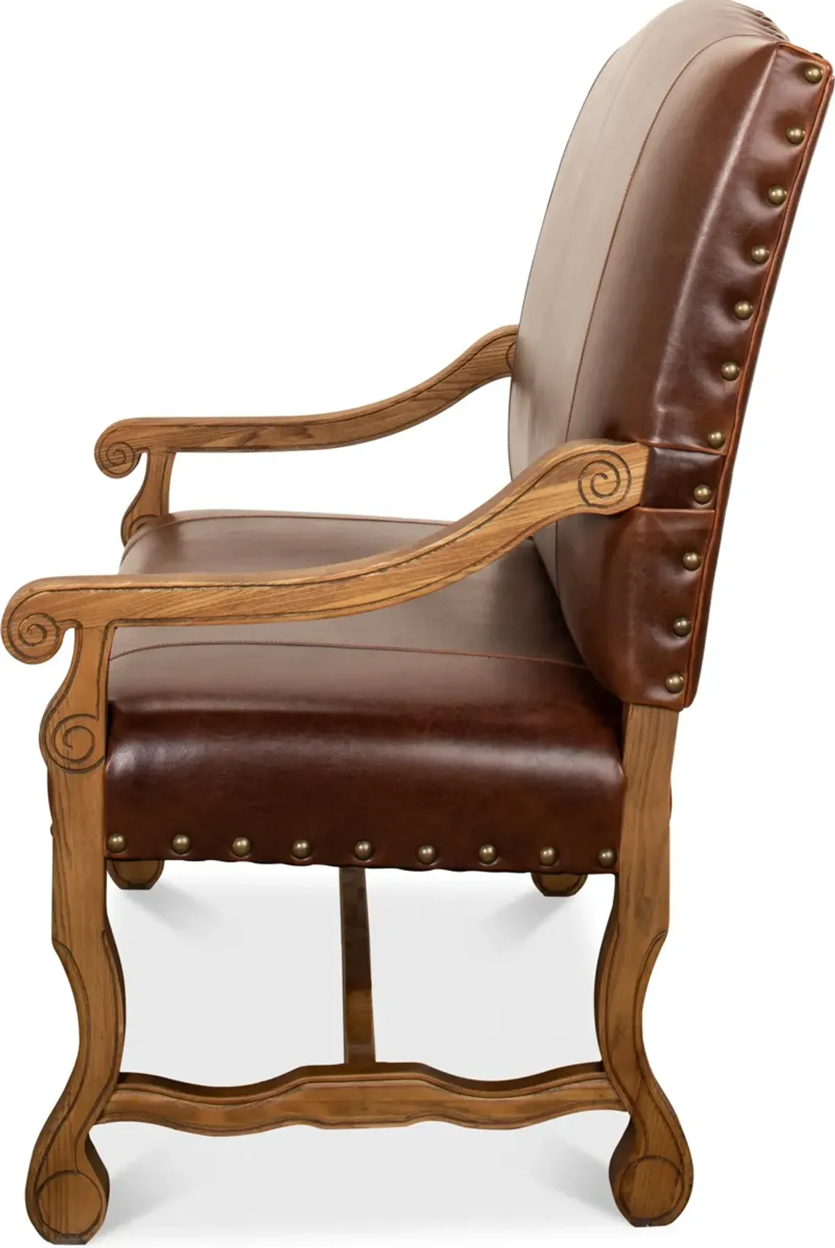 Italian Leather Settee