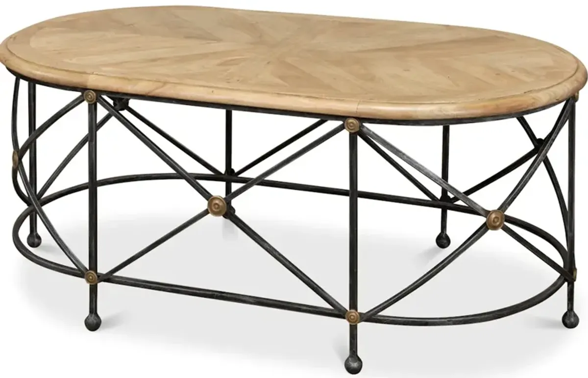 Drum & Fife Oval Coffee Table