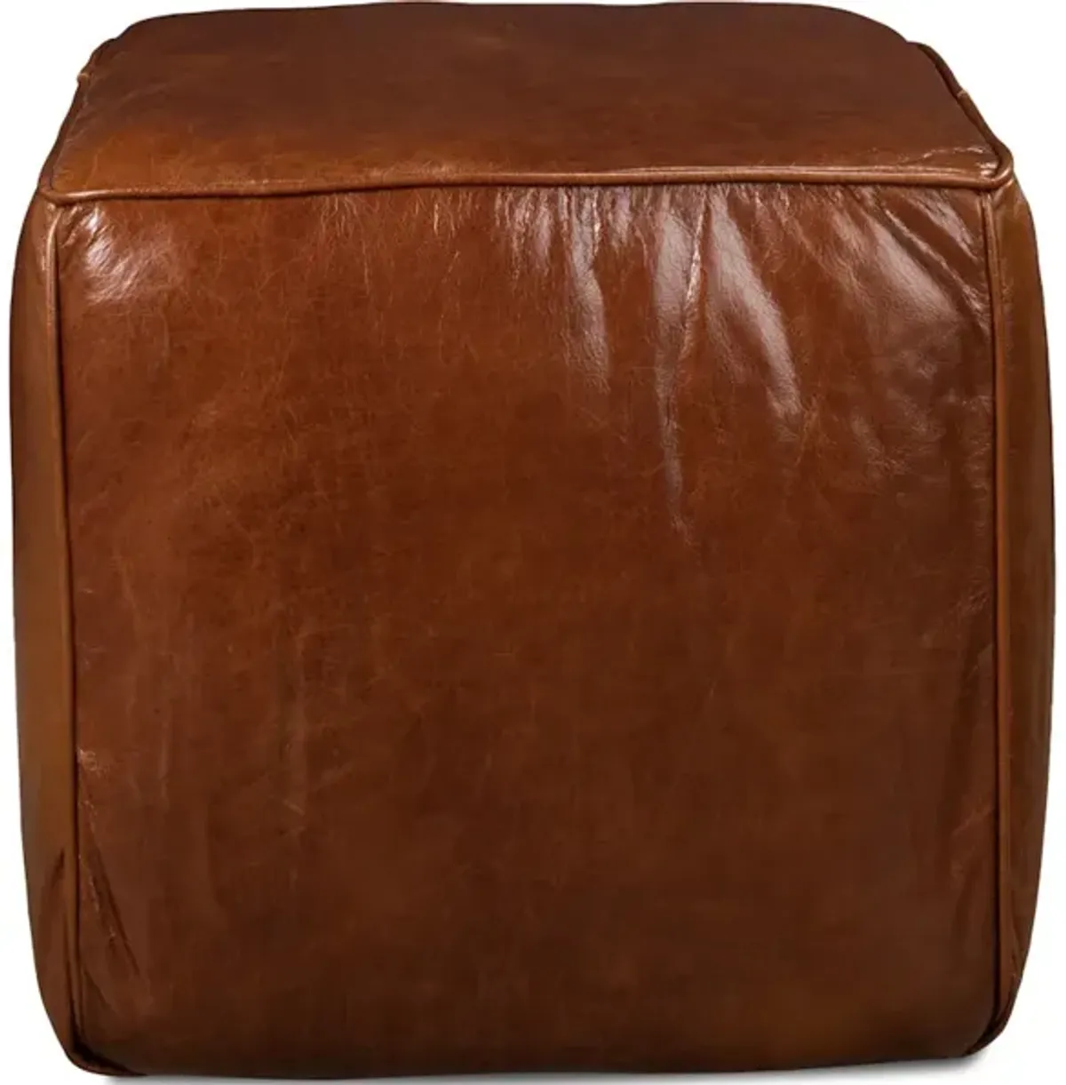 Leather Sitting Cube