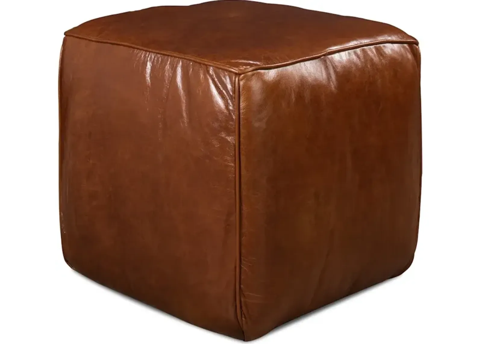 Leather Sitting Cube