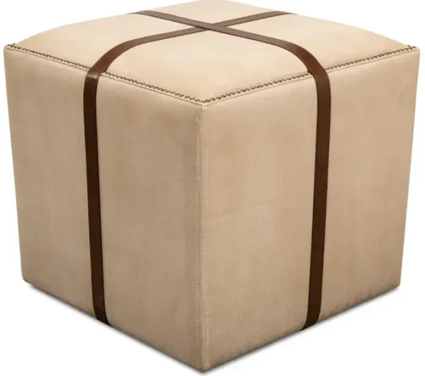 Strap Canvas & Leather Stool
